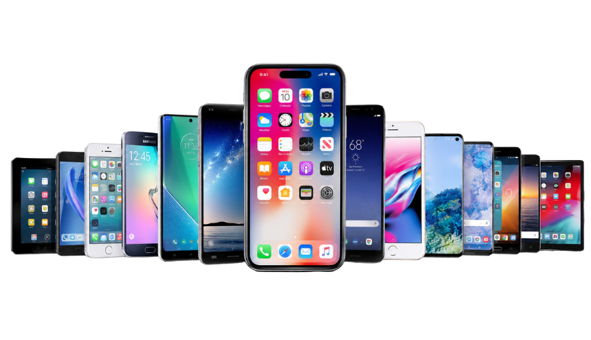 2G, 3G, 4G and 5G network generations